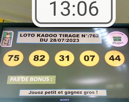 loto kadoo tirage|Résultats du loto Kadoo tirage 800 – LOTTO ou LOTO TOGO: .